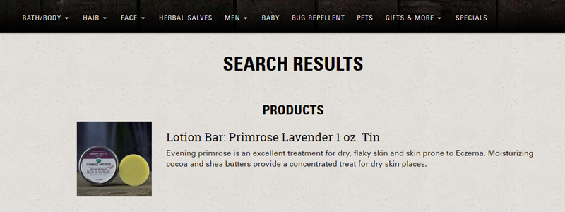 Parametric Search Appliance Helps Chagrin Valley Soap & Salve Prioritize Product Results